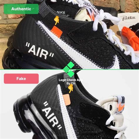 off white x nike vapormax how to spot fakes|off white vapormax stockx.